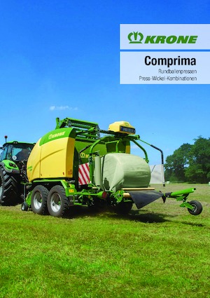 Balirke za okrugle bale Krone Comprima CV 150 XC 