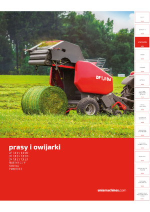 Balirke za okrugle bale Unia DF 1.7 Z 