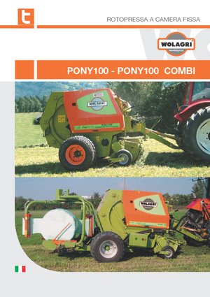 Balirke za okrugle bale Wolagri Pony 100