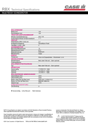 Balirke za okrugle bale Case IH RBX 341 IS