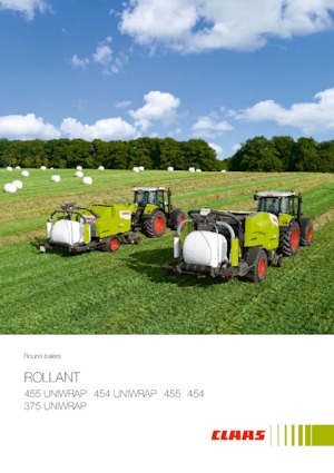 Balirke za okrugle bale Claas Rollant 455 RC Uniwrap 