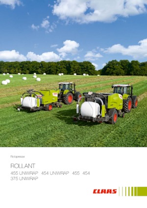 Balirke za okrugle bale Claas Rollant 455 RC Uniwrap 