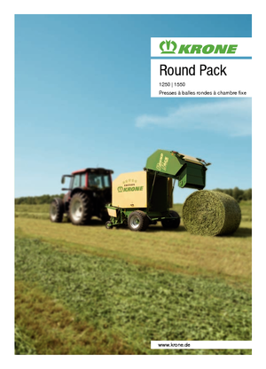 Balirke za okrugle bale Krone Round Pack 1250 MC