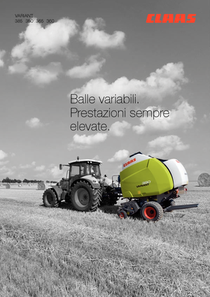Balirke za okrugle bale Claas Variant 365 RC Pro