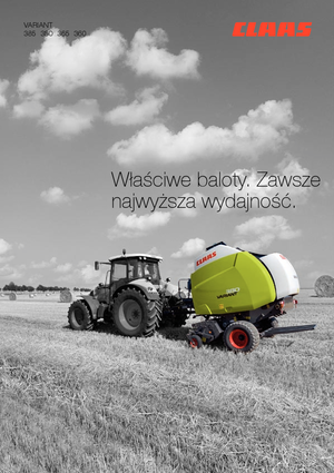 Balirke za okrugle bale Claas Variant 365 RC Pro
