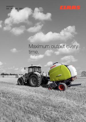 Balirke za okrugle bale Claas Variant 365 RC Pro