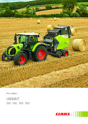 Balirke za okrugle bale Claas Variant 580 RC Pro