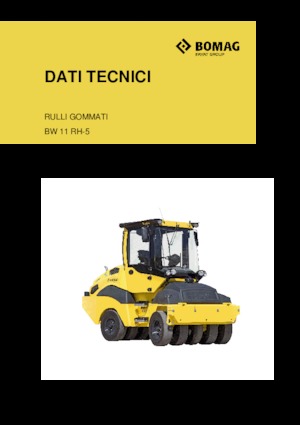 Valjci s gumenim kotačima Bomag BW 11 RH 5