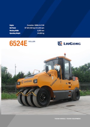 Valjci s gumenim kotačima Liugong 6524E