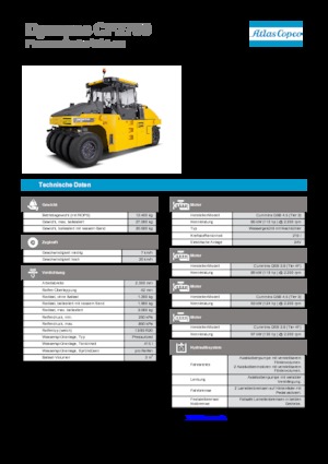 Valjci s gumenim kotačima Dynapac CP 2700