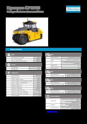 Valjci s gumenim kotačima Dynapac CP 2700