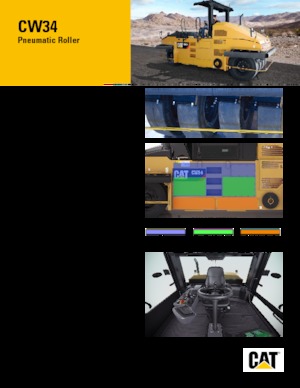 Valjci s gumenim kotačima Caterpillar CW34