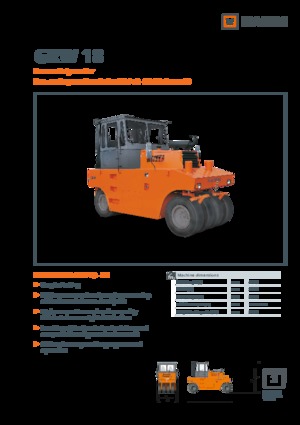 Valjci s gumenim kotačima Hamm GRW 18