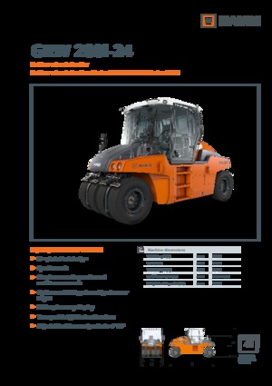 Valjci s gumenim kotačima Hamm GRW 280i-24