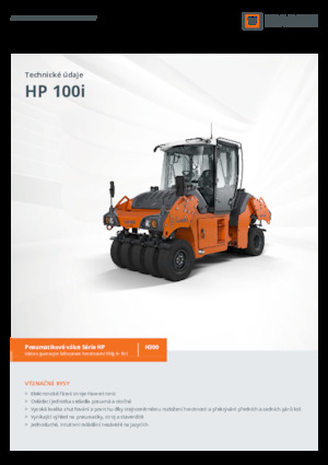 Valjci s gumenim kotačima Hamm HP 100i