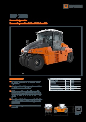 Valjci s gumenim kotačima Hamm HP 280