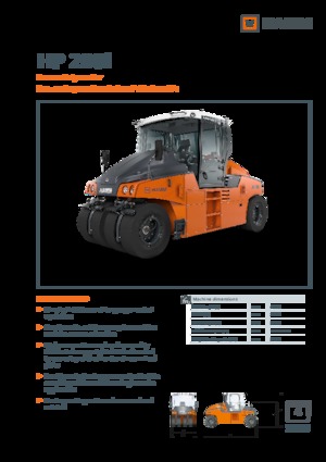 Valjci s gumenim kotačima Hamm HP 280i