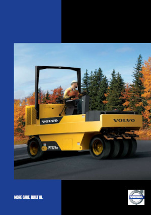 Valjci s gumenim kotačima Volvo PT125R