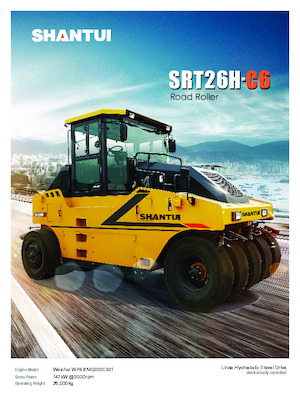 Valjci s gumenim kotačima Shantui SRT26H-C6 