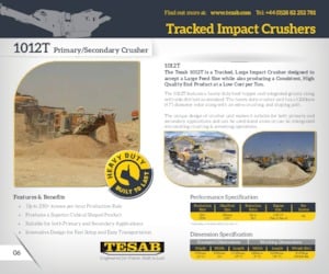 Postrojenja za reciklažu ruševina Tesab 1012T 