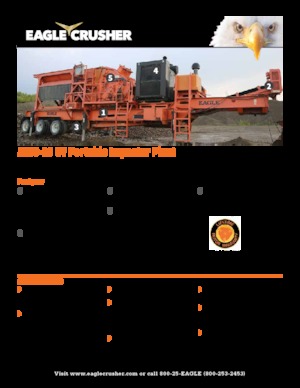 Postrojenja za reciklažu ruševina Eagle Crusher 1200-25 CV