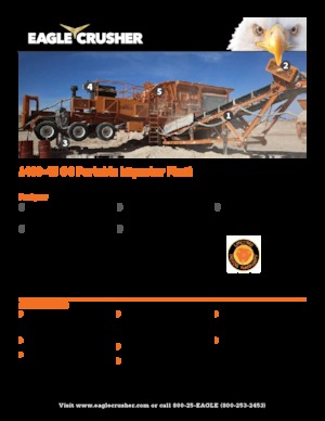 Postrojenja za reciklažu ruševina Eagle Crusher 1400-45 OC
