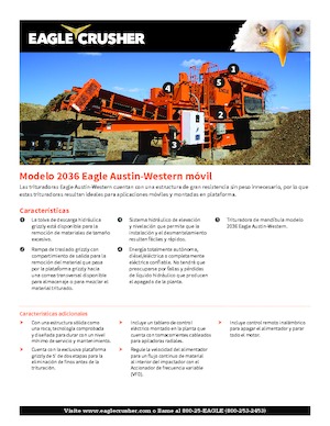Postrojenja za reciklažu ruševina Eagle Crusher 2036 Eagle