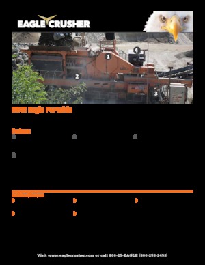 Postrojenja za reciklažu ruševina Eagle Crusher 3242 Eagle