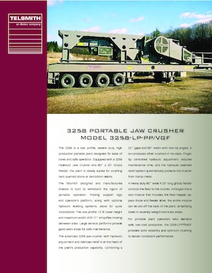 Postrojenja za reciklažu ruševina Telsmith 3258