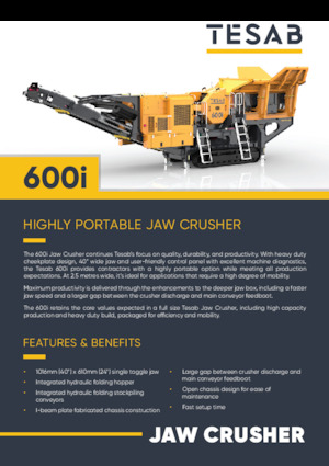 Postrojenja za reciklažu ruševina Tesab 600i