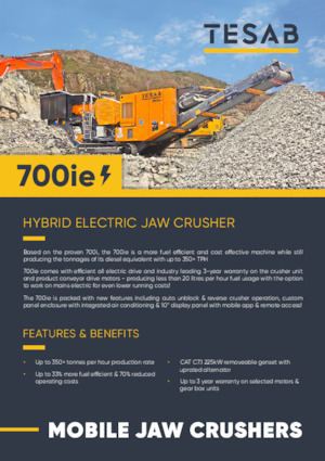 Postrojenja za reciklažu ruševina Tesab 700ie