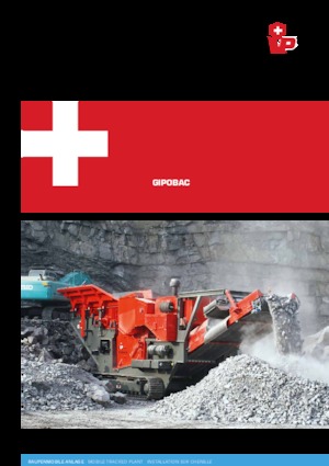 Postrojenja za reciklažu ruševina Gipo B 1385 FDR