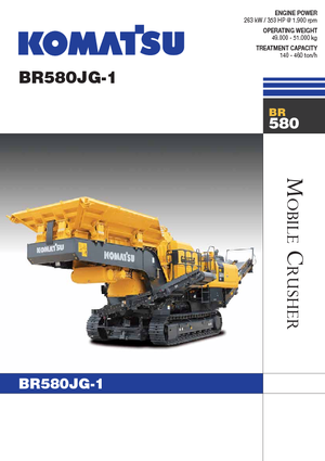 Postrojenja za reciklažu ruševina Komatsu BR580JG-1