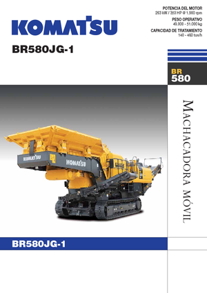 Postrojenja za reciklažu ruševina Komatsu BR580JG-1