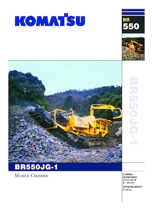 Postrojenja za reciklažu ruševina Komatsu BR550JG-1