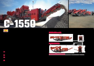 Postrojenja za reciklažu ruševina Terex-Finlay C 1550
