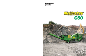 Postrojenja za reciklažu ruševina McCloskey C50