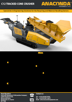 Postrojenja za reciklažu ruševina Anaconda C12