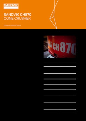 Postrojenja za reciklažu ruševina Sandvik CH870