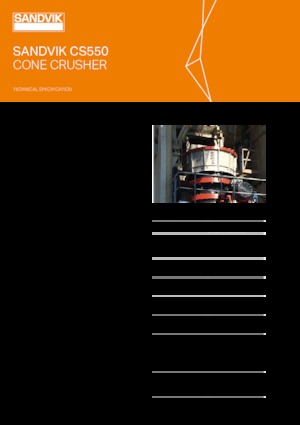 Postrojenja za reciklažu ruševina Sandvik CS550