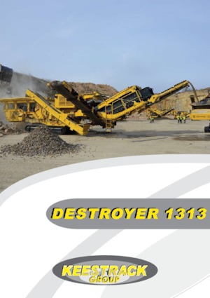 Postrojenja za reciklažu ruševina Keestrack Destroyer 1313 C