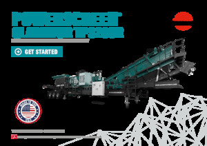Postrojenja za reciklažu ruševina Powerscreen Gladiator TP320SR