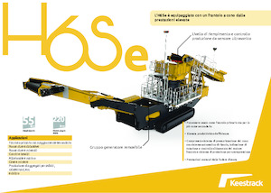 Postrojenja za reciklažu ruševina Keestrack H6Se