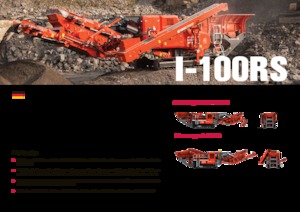 Postrojenja za reciklažu ruševina Terex-Finlay I 100 RS