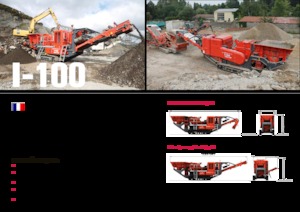 Postrojenja za reciklažu ruševina Terex-Finlay I 100