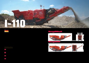 Postrojenja za reciklažu ruševina Terex-Finlay I 110