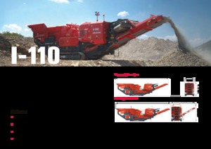 Postrojenja za reciklažu ruševina Terex-Finlay I 110