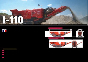 Postrojenja za reciklažu ruševina Terex-Finlay I 110