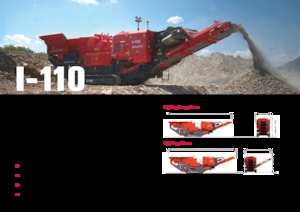 Postrojenja za reciklažu ruševina Terex-Finlay I 110