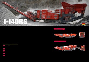 Postrojenja za reciklažu ruševina Terex-Finlay I 140 RS